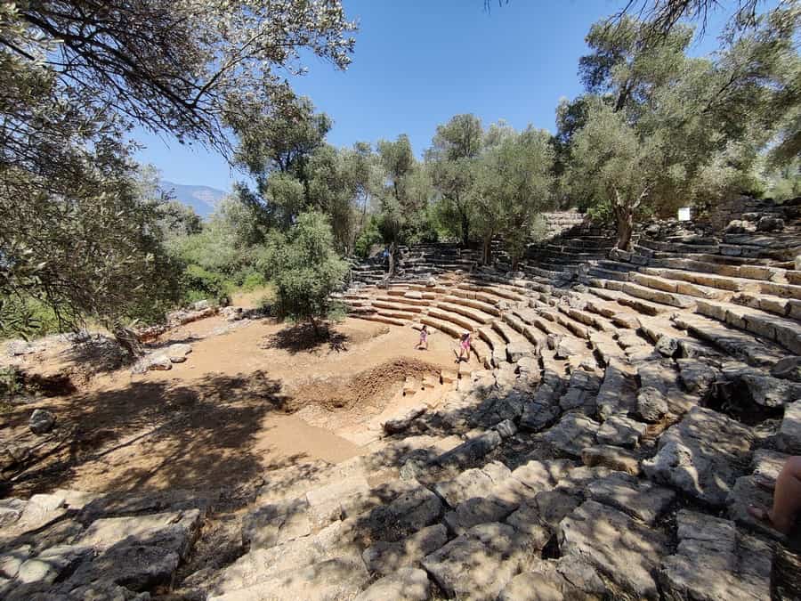Teatrul insula Sedir | situl Cedrai | situri arheologice Turcia |