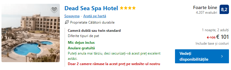 Dead Sea Hotel | hotel Marea Moarta Iordania | marea moarta |