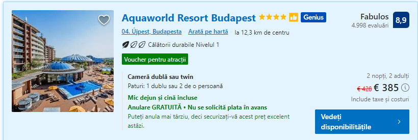 Aquaworld Budapesta | Valentines Day | Ungaria |