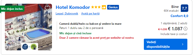 hotel komodor |  hotel cu demipensiune Dubrovnik | demipensiune Croatia | vara in Croatia | plaja in Dubrovnik |