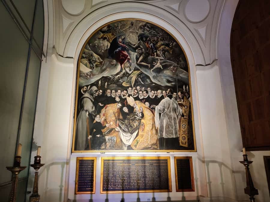 Biserica Sao Tome | Pictura El Greco | Ingroparea domnului din Orgaz |