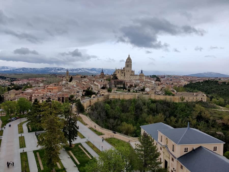 Panorama peste Segovia | Segovia de la inaltime |