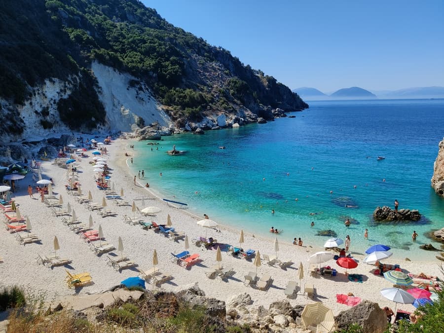 plaje din lefkada | plaja Agiofili | Agiofili lefkada |