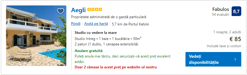 Aegili | cazare Porto Katsiki |