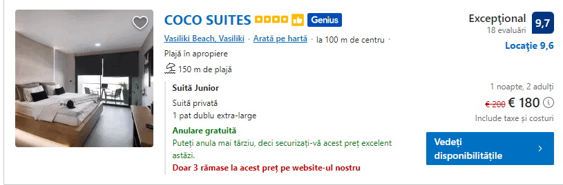 Coco Suites | cazare Lefkada | Vasiliki |