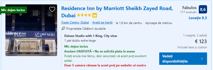 Residence Inn by Marriott | hotel zona financiara Dubai | 