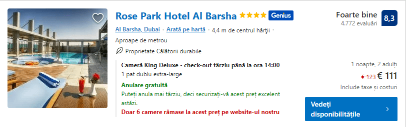 Rose Park Hotel | Al barsha | hotel al Barsha Dubai |