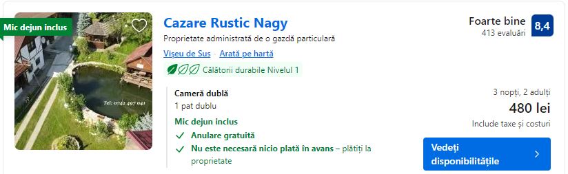 Cazare Rustic Nagy | oferte craciun in maramures | cazare viseu de sus |