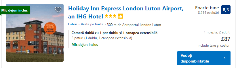 Holiday Inn Express | cazare aeroport luton |