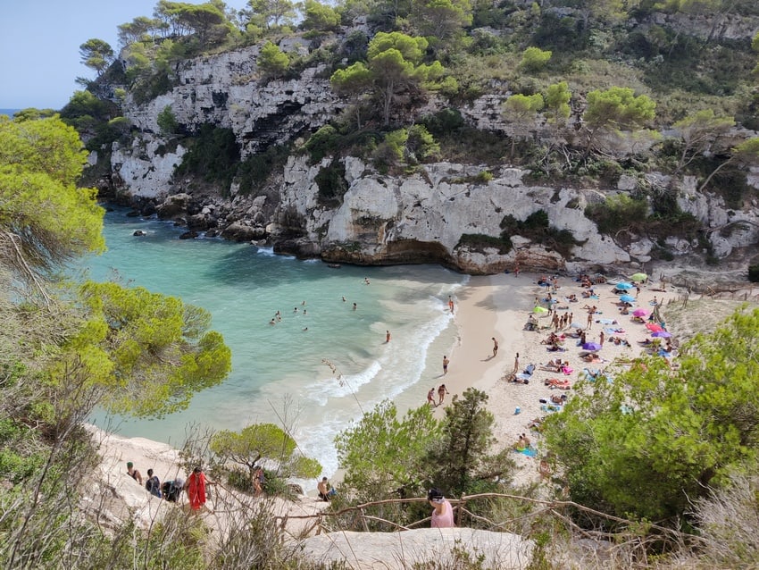 plaje menorca | cala Macarelleta | 