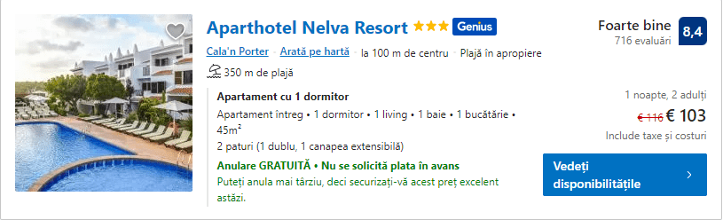Aparthotel Nelva resort | cazare cala en porter menorca | cala en porter |