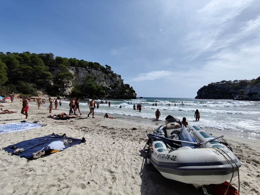 cala turqeta | cele mai frumoase plaje din menorca | plaja turqeta |