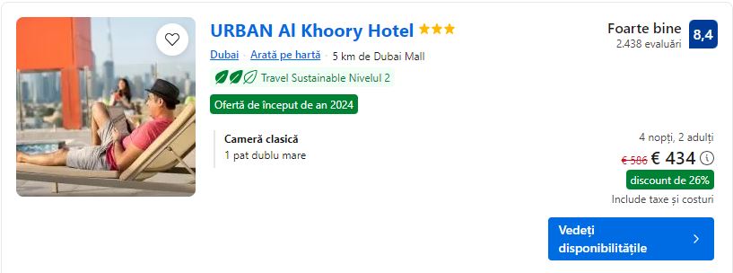 urban al khoory | cazare dubai | hotel ieftin dubai |