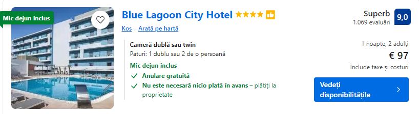 blue lagoon city hotel | hotel cu mic dejun insula kos | kos grecia |