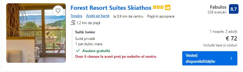 forest Resort suites | apartamente skiathos grecia | cazare in skiathos grecia |