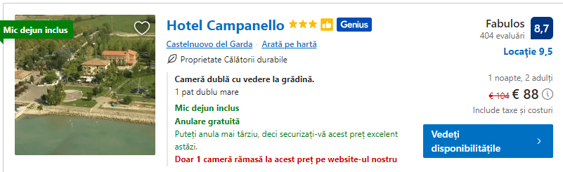 hotel campanello | cazare lacul garda | lacul garda italia |