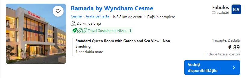 ramada by whyndham | cazare in cesme | cesme turcia |