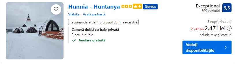 Hunnia Huntanya | cazare la case de vacanta 2024 |