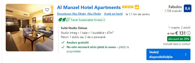 al manzel hotel | hotel in abu dhabi | cazare in abu dhabi | abu dhabi hotel |