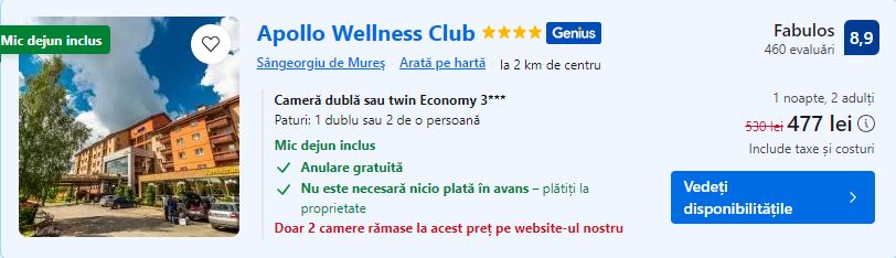 apollo wellness club | sangeorgiu de mures cazare | hoteluri cu piscine si tobogane |