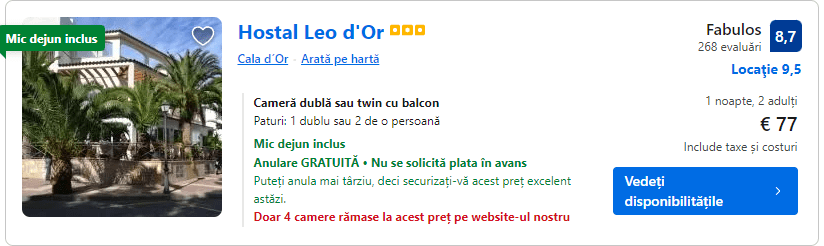 hostal leo | cazare cu mic dejun mallorca |