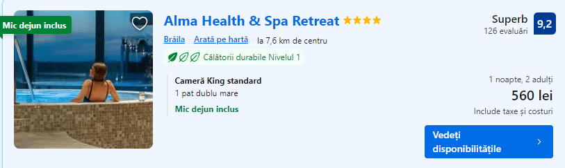 alma health braila | hotel cu spa la braila |