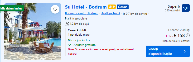 su hotel bodrum | cazare in bodrum | bodrum turcia |