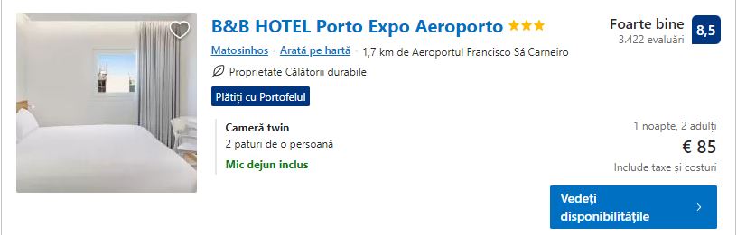 B and B hotel Porto expo | cazare aeroport porto |