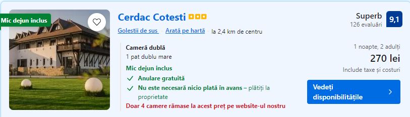 cerdac cotesti | cazare gospodarii taranesti | aczari traditionale romania |