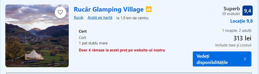 rucar glamping village | cazare la cort zona rucar bran |