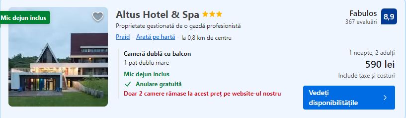 altus hotel and spa | hotel cu spa | resort cu spa romania | hotel cu spa praid |