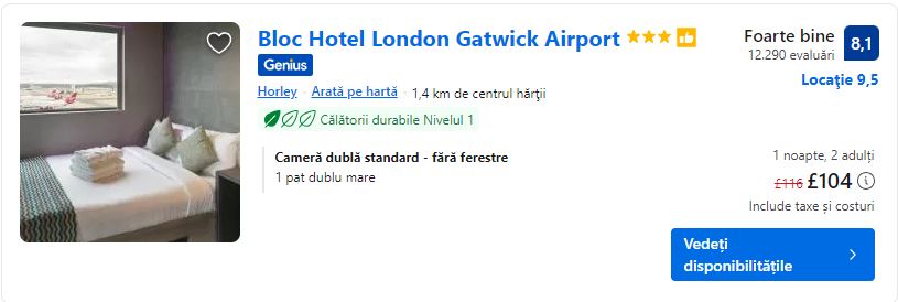 bloc hotel london gatwick | cazare aeroportul gatwick |