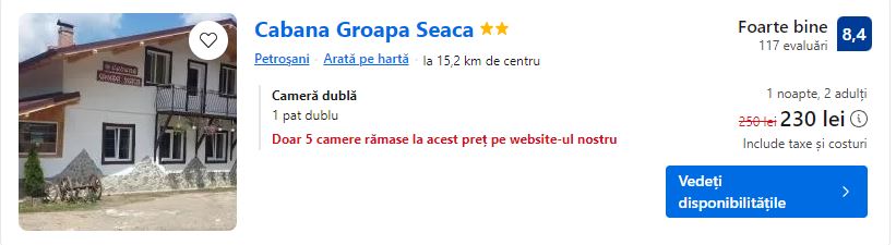 cabana groapa seaca | cabana cu ciubar | cazari cu ciubar | ciubar hunedoara|