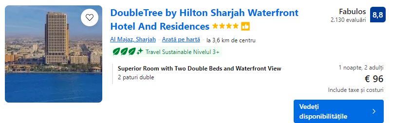 double tree by hilton sharjah | plaja Al Mamzar | cazare sharjah |