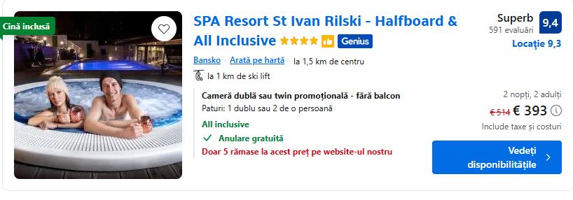 spa resort bansko all inclusive | hotel cu all inclusive bansko | schiaza la bansko | all inclusive la bansko |