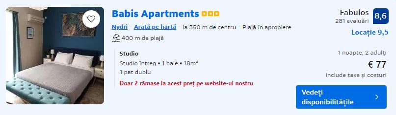 babis apartments | cazare nydri | cazare lefkada | apartamente nydri | 