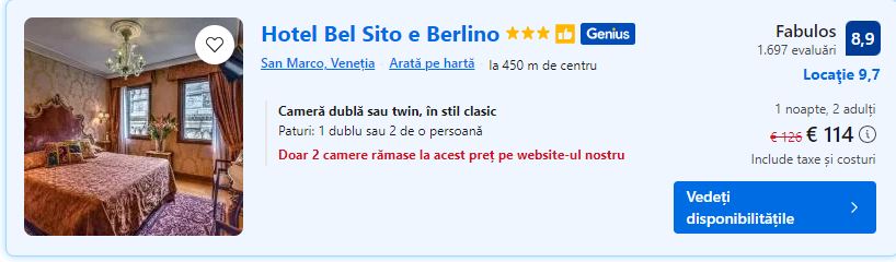 bel sito e berlino | cazare venetia | hotel in venetia |