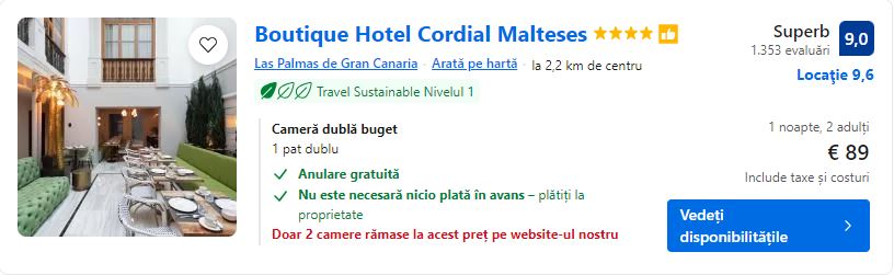 boutique hotel cordial | hotel in gran canaria | cazare las palmas gran canaria |