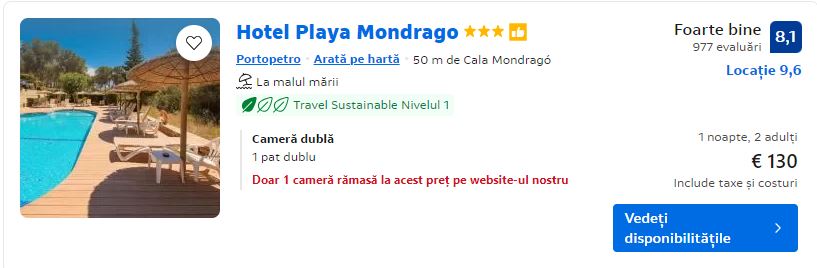 hotel playa mondrago | cazare pe plaja mallorca | plaja mallorca mondrago |