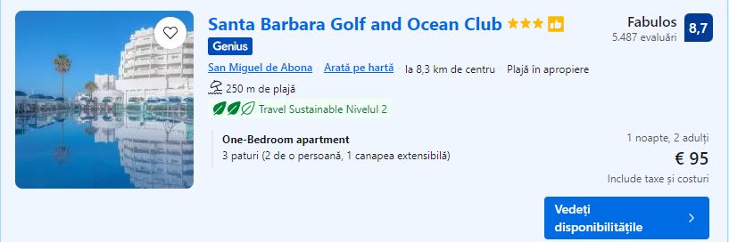 santa barbara golf | apartamente si hoteluri in tenerife | tenerife spania cazari | vacanta tenerife |