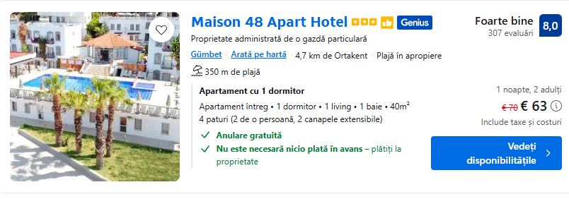 maison 48 | aparthotel bodrum | cazare apartament bodrum | apartamente regim hotelier bodrum | cazare cu piscina bodrum |