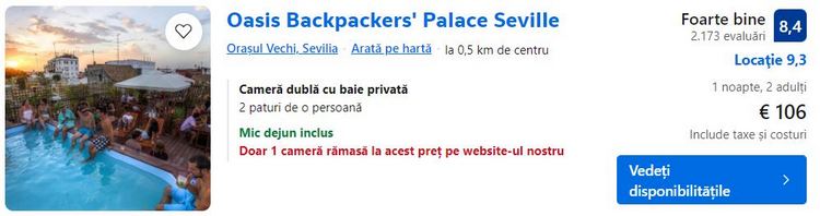 Oasis Backpackers Palace Sevilla