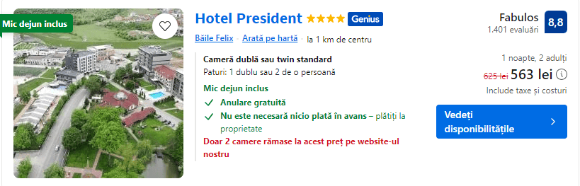 hotel president | aquapark president | aquapark baile felix |