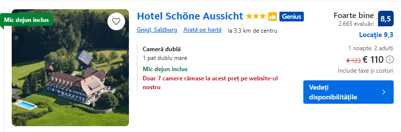 hotel shone aussicht | cazare in salzburg |