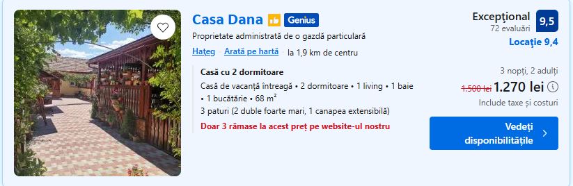 casa dana hateg | revelion 2026 la case de vacanta | case de vacanta pentru revelion 2026 |