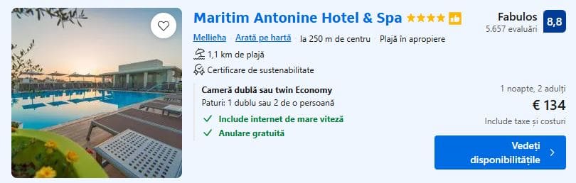 maritim antonine | hotel cu mic dejun inclus malta | cazare cu mic dejun in malta | recomandari cazari malta|