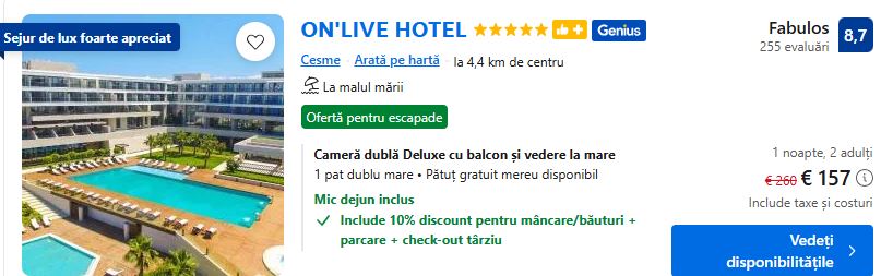 on live hotel | hotel la malul marii cemse | hotel in cesme de lux | cazare de lux cesme | hotel pe plaja cesme |