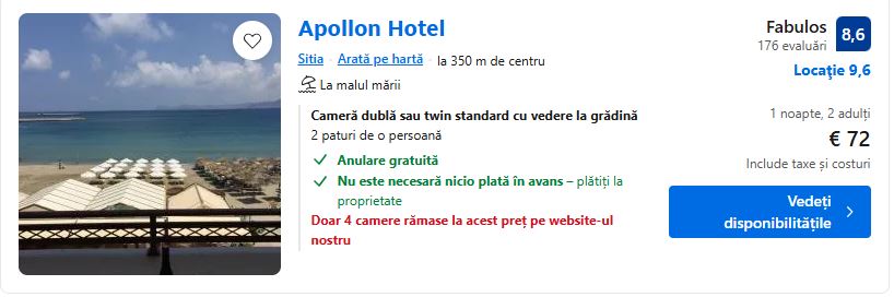 apollon hotel | cazare sitia | hotel pe plaja sitia creta | hotel pe plaja creta |